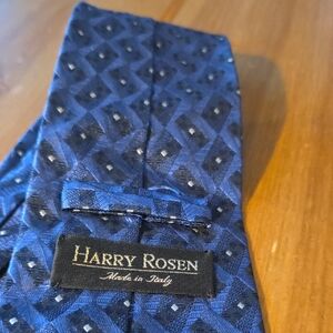 Harry Rosen Navy Geometric Men's Tie